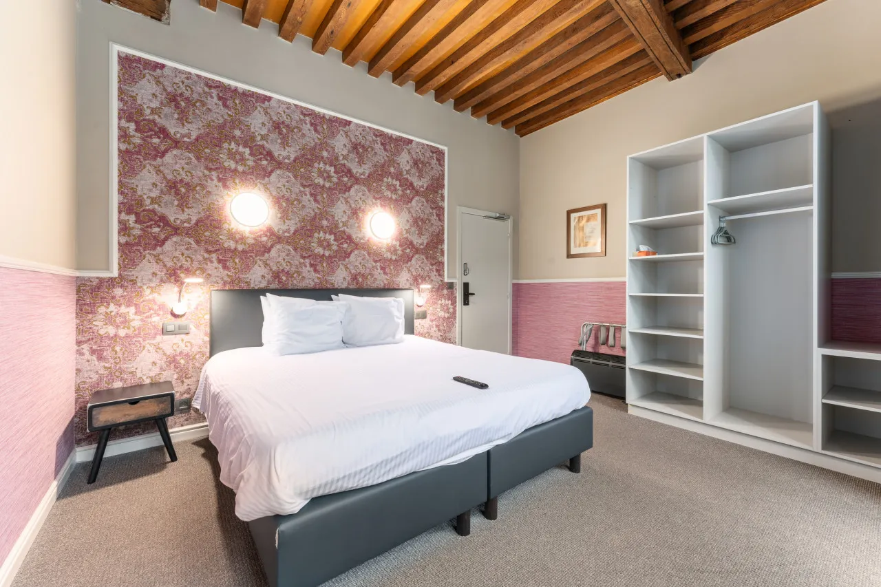 Stylish Double Room in Historic Bruges Hotel